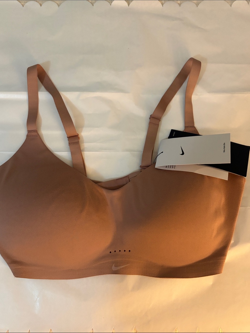 Nike Alate Dri-FIT Light Support Sports Bra M (C-E) Brown NWT Convertible